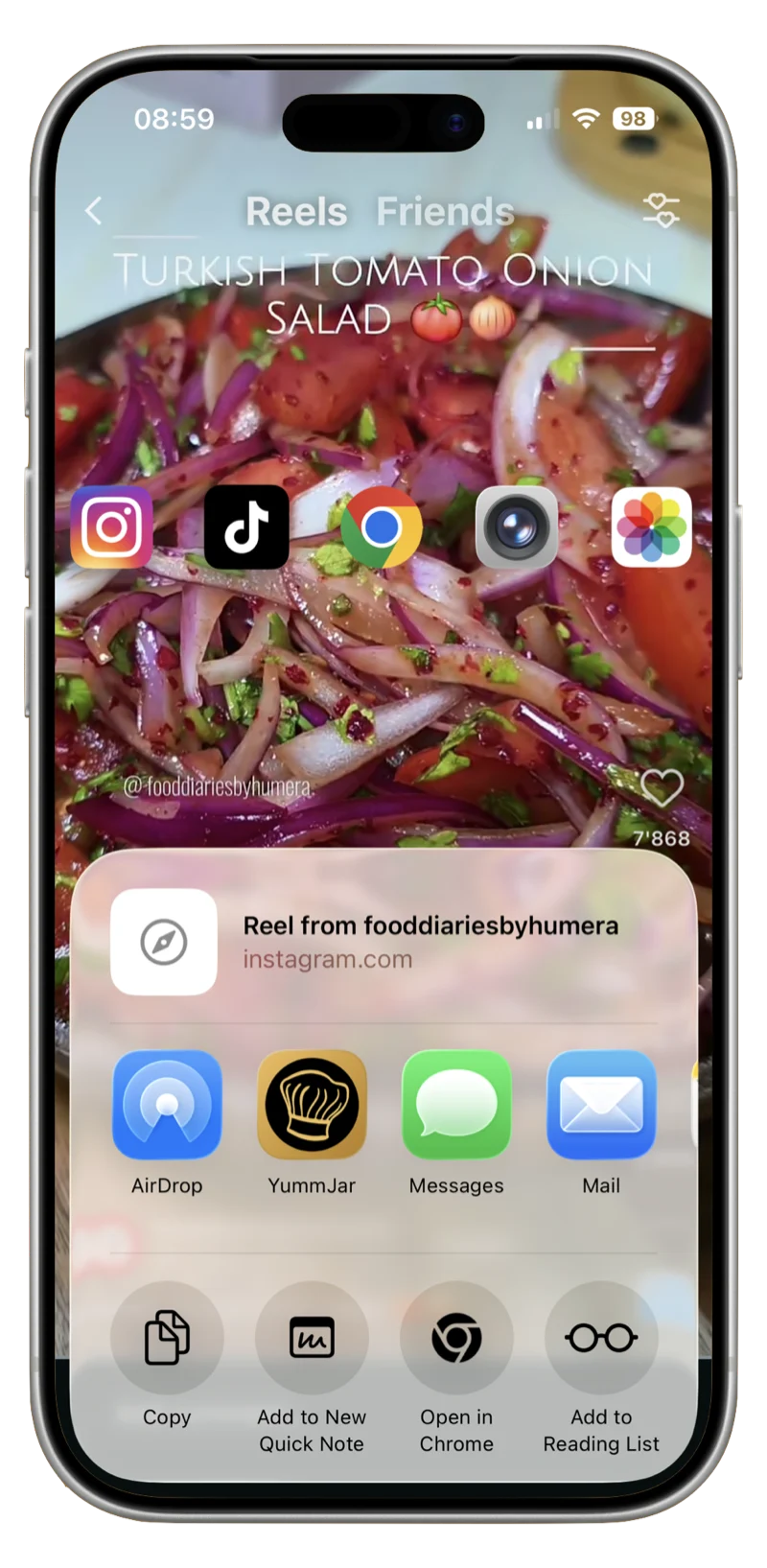 Import straight from social media