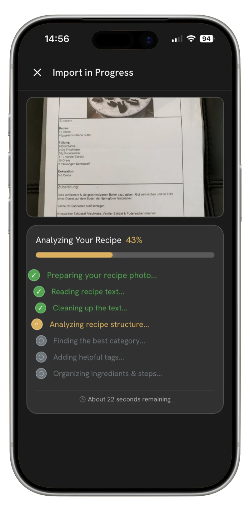 AI Recipe Scanner