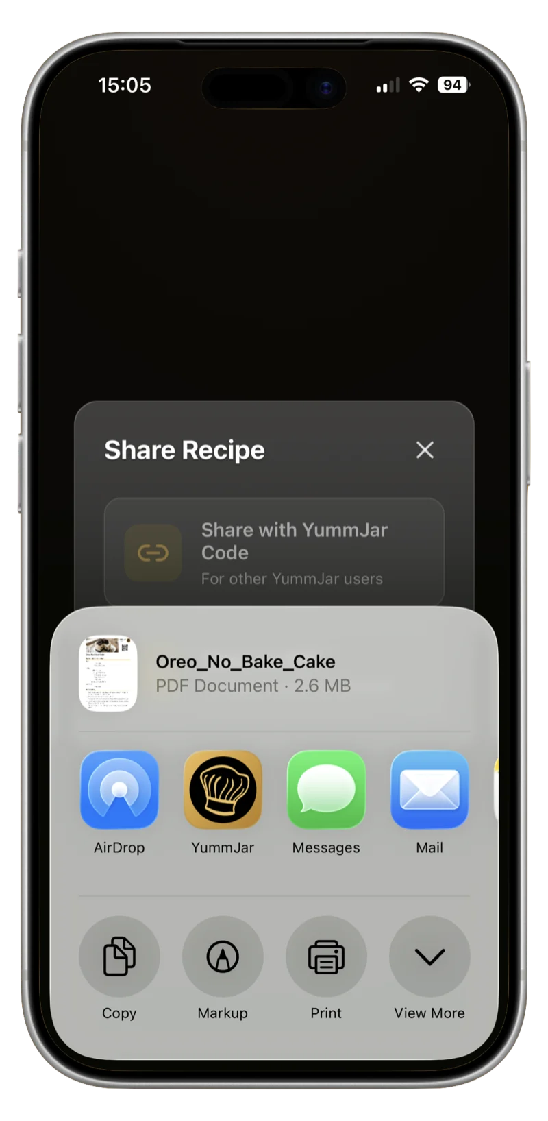 Recipe Sharing